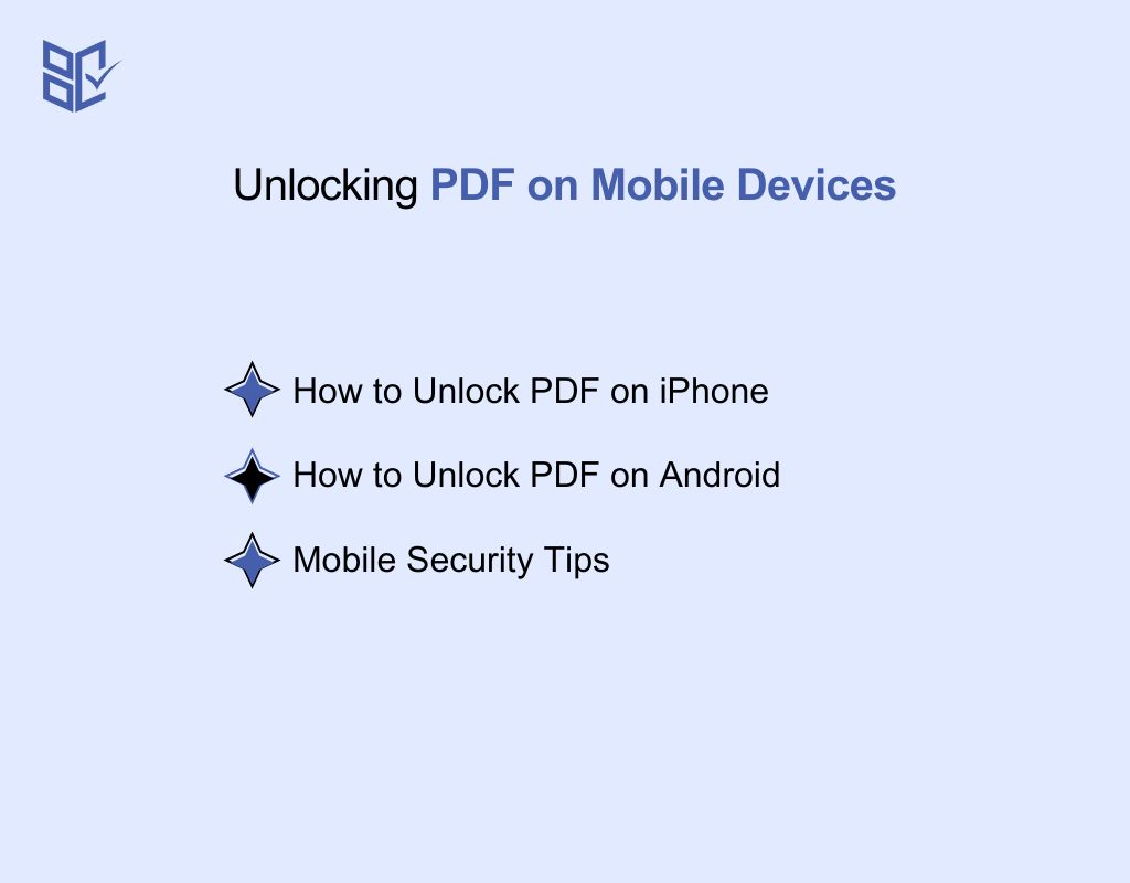 Unlocking PDF on Mobile Devices
